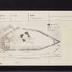 Blackness Castle, NT08SE 6, Ordnance Survey index card, page number 1, Recto