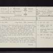 Harelaw Muir, NT15SE 5, Ordnance Survey index card, page number 1, Recto