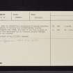 Chester Rig, Glen, NT23SE 2, Ordnance Survey index card, page number 4, Verso