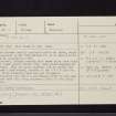 Black Barony, NT24NW 17, Ordnance Survey index card, Recto