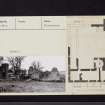 Brunston Castle, NT25NW 4, Ordnance Survey index card, Recto