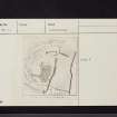 Edinburgh, Holyrood Park, Queen's Drive, St Anthony's Chapel And Hermitage, NT27SE 41, Ordnance Survey index card, Recto