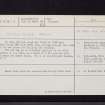Kinghorn, NT28NE 14, Ordnance Survey index card, Recto