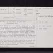 Northope Haugh, NT30NW 1, Ordnance Survey index card, page number 1, Recto