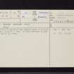 Dalkeith Grammar School, NT36NW 4, Ordnance Survey index card, page number 1, Recto
