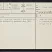 Galashiels, NT43NE 18, Ordnance Survey index card, page number 1, Recto