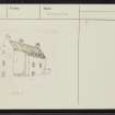 Crookston Old House, NT45SW 15, Ordnance Survey index card, Recto