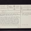 Darnick Cottage, Little Peel, NT53SW 18, Ordnance Survey index card, page number 1, Recto