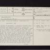 Lennoxlove, NT57SW 29, Ordnance Survey index card, page number 1, Recto