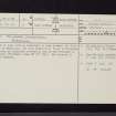 Haddington, Poldrate, NT57SW 39, Ordnance Survey index card, page number 1, Recto