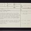 Fidra, NT58NW 3, Ordnance Survey index card, page number 1, Recto