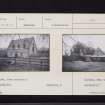 Ferniehurst Castle, NT61NE 13, Ordnance Survey index card, page number 1, Recto