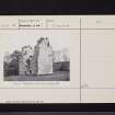 Timpendean Tower, NT62SW 10, Ordnance Survey index card, page number 5, Recto