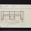 Mellerstain House, NT63NW 18, Ordnance Survey index card, Recto