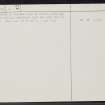 Seacliff, NT68SW 8, Ordnance Survey index card, page number 3, Recto