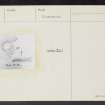 The Chesters, NT74NW 7, Ordnance Survey index card, Recto