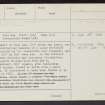 Duns Law, NT75SE 2, Ordnance Survey index card, page number 1, Recto