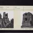 Craigneil Castle, NX18NW 13, Ordnance Survey index card, page number 2, Verso