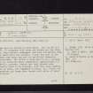 Loch Heron, NX26SE 2, Ordnance Survey index card, page number 1, Recto