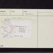 Cairnhead Mote, NX43NE 4, Ordnance Survey index card, Recto