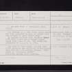 Carlochan Cairn, NX76NE 4, Ordnance Survey index card, Recto