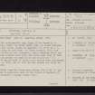 Dumfries, Castle Street, NX97NE 15, Ordnance Survey index card, page number 1, Recto