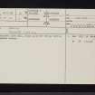 Dumfries, NX97NE 72, Ordnance Survey index card, page number 1, Recto