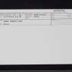 Annan, Downie's Wynd, General, NY16NE 46, Ordnance Survey index card, Recto