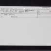 Annan, Gasworks, NY16NE 64, Ordnance Survey index card, Recto
