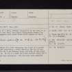 Dundoran, NY19NW 5, Ordnance Survey index card, page number 1, Recto