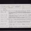 Birrens, NY27NW 4, Ordnance Survey index card, page number 2, Recto