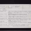 Birrens, NY27NW 4, Ordnance Survey index card, page number 3, Recto