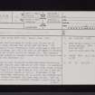 Scots' Dike, NY37SE 6, Ordnance Survey index card, page number 1, Recto