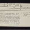 Westerhall, NY38NW 10, Ordnance Survey index card, page number 1, Recto