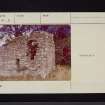 Langholm Castle, NY38SE 3, Ordnance Survey index card, page number 1, Recto