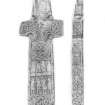 Barochan Cross: pencil survey drawing showing sides c and d