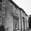 View from SW of main block of S (entrance) elevation, The Manse, Crosshill, Chirnside.