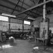 Interior. 
General view of workshop from N.