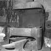Interior. 
Detail of forge.