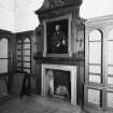 Minto House, interior
View of ground floor study, showing chimney-peice