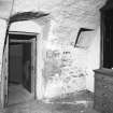 Minto House, interior
View of East wall of vaulted apartment at South end of North wing, in basement