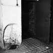 Interior.
Entrance hall, detail of fireplace.