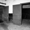 Interior.
Kennel 'house', view from E.