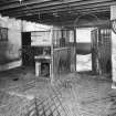 Interior.
Old stable, view from SSE.