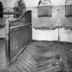 Interior.
Old stable, detail of stall remains.