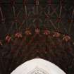 Interior.
View of chancel ceiling.