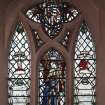 Interior.
View of stained glass window.