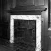 Interior.
Detail of fireplace in games room.