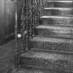 Interior.
Detail of balustrade and stair to billiard room.