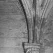 Interior.
Detail of corbel at S nave aisle.